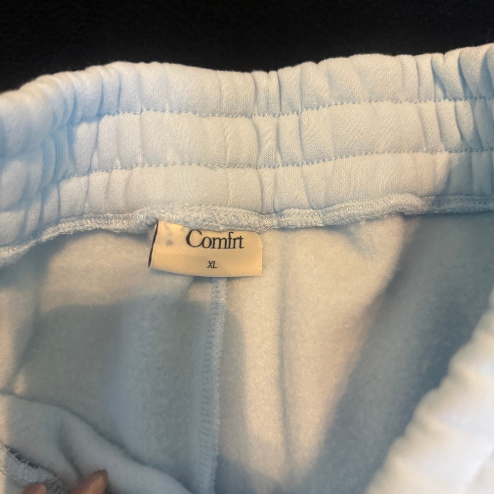 Comfrt Collection Pastel Edit Hoodie and Joggers Set Baby Blue Loungewear XL - Picture 13 of 14